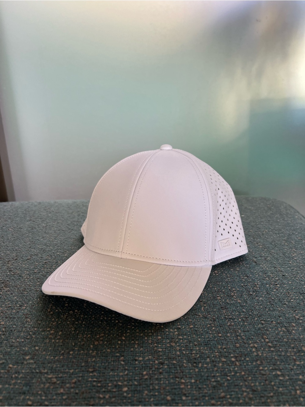 Melin Brand White Perforated Baseball Hat